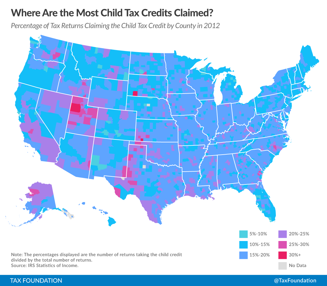 Where In Utah Are the Most Child Tax Credits Claimed